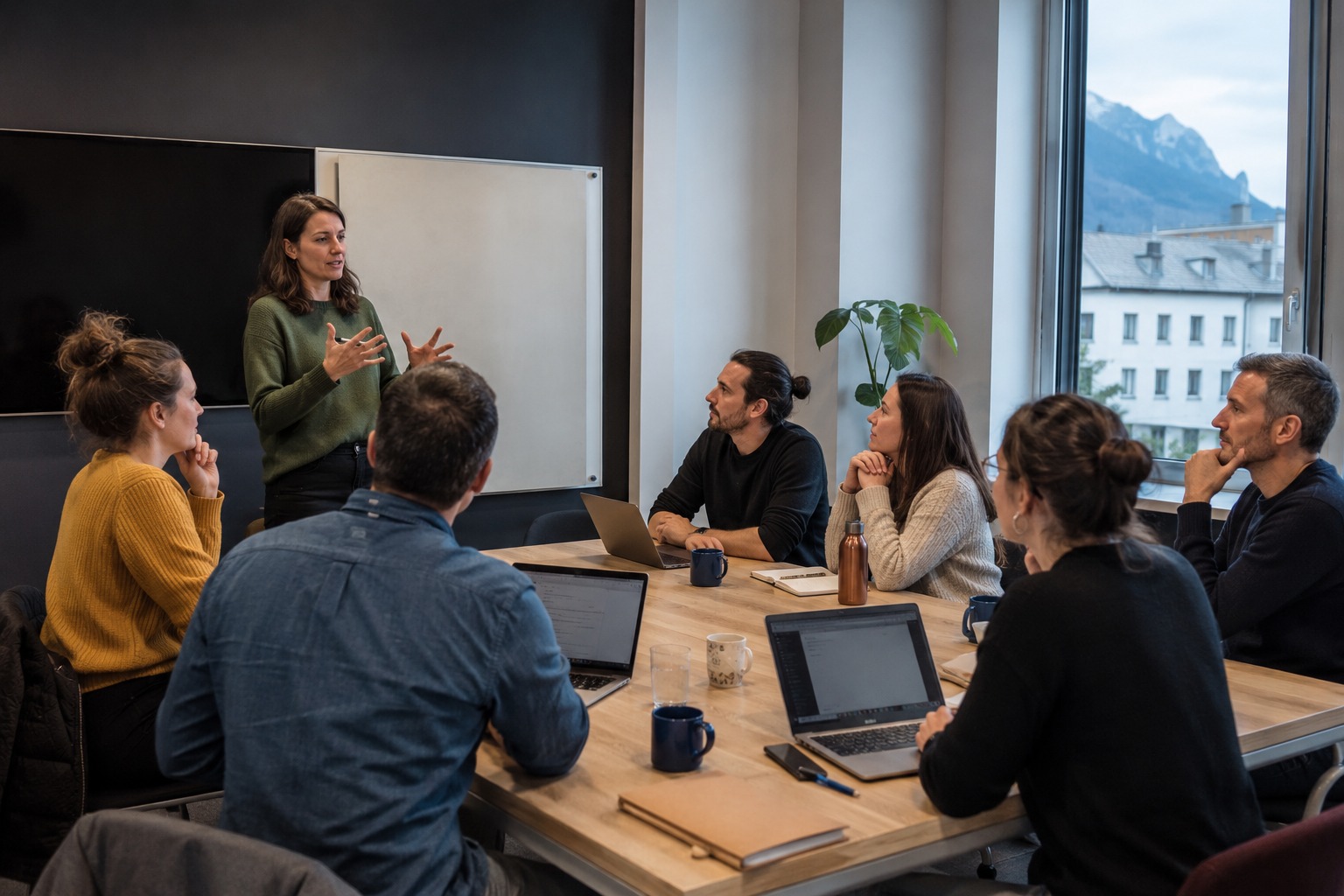 Atelier réunissant des entrepreneurs à Grenoble